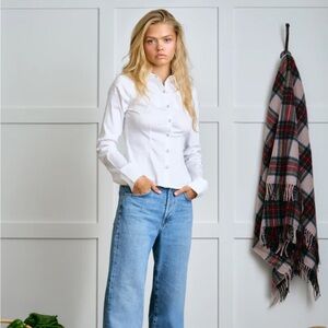 Dairy Boy White Pearl Snap Shirt